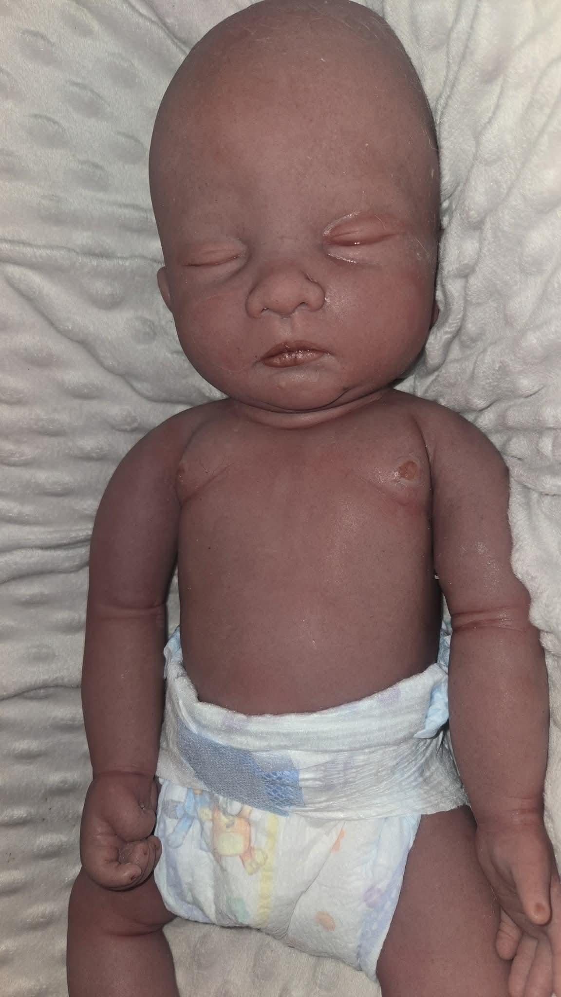 Full body silicone art doll 18" inches