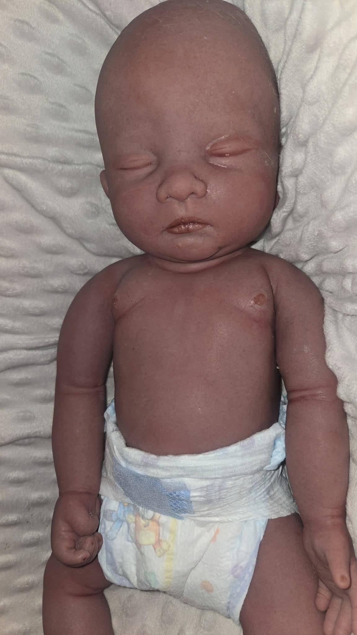 Full body silicone art doll 18" inches