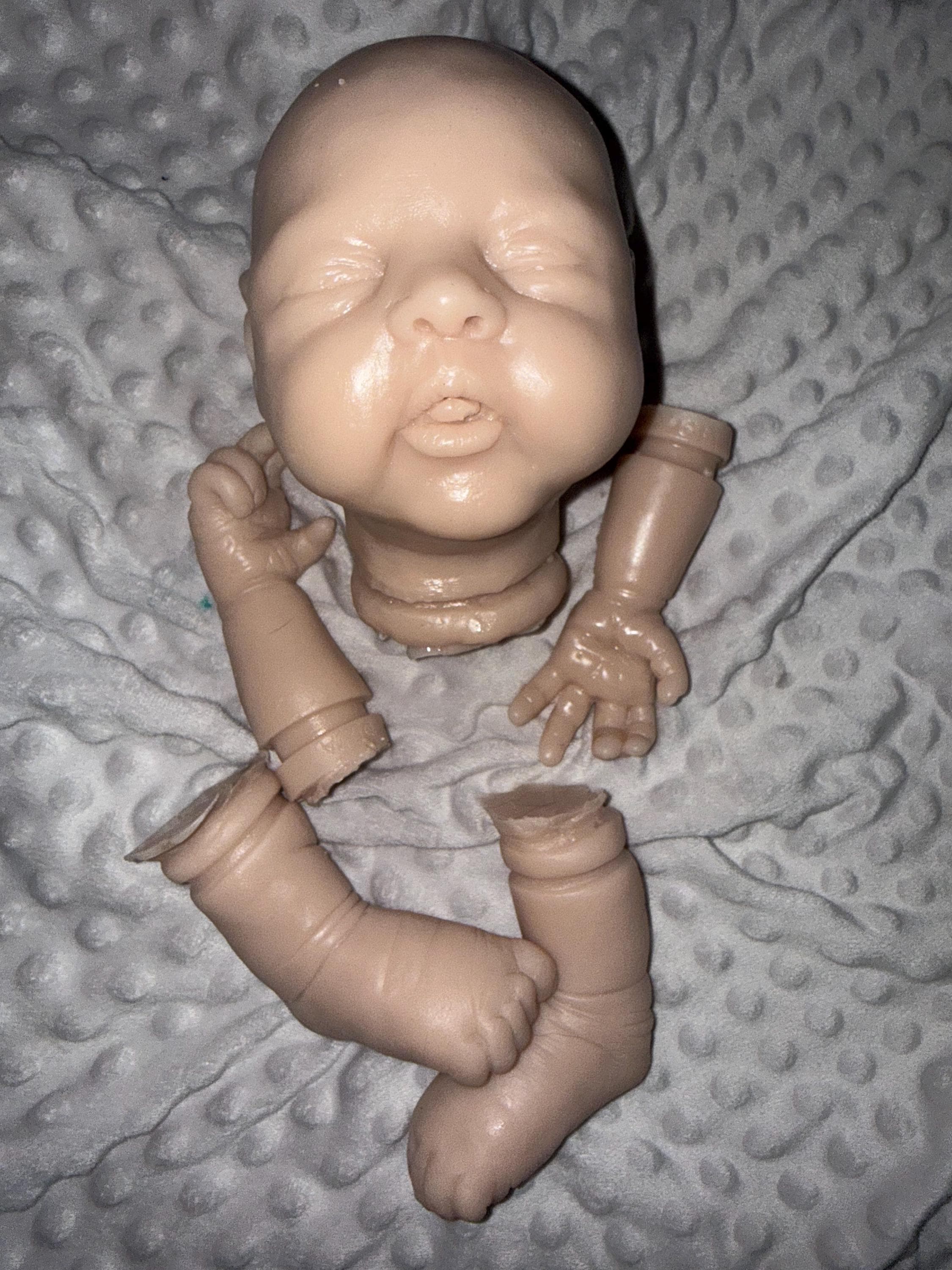 silicone art doll HEAD limbs or full body
