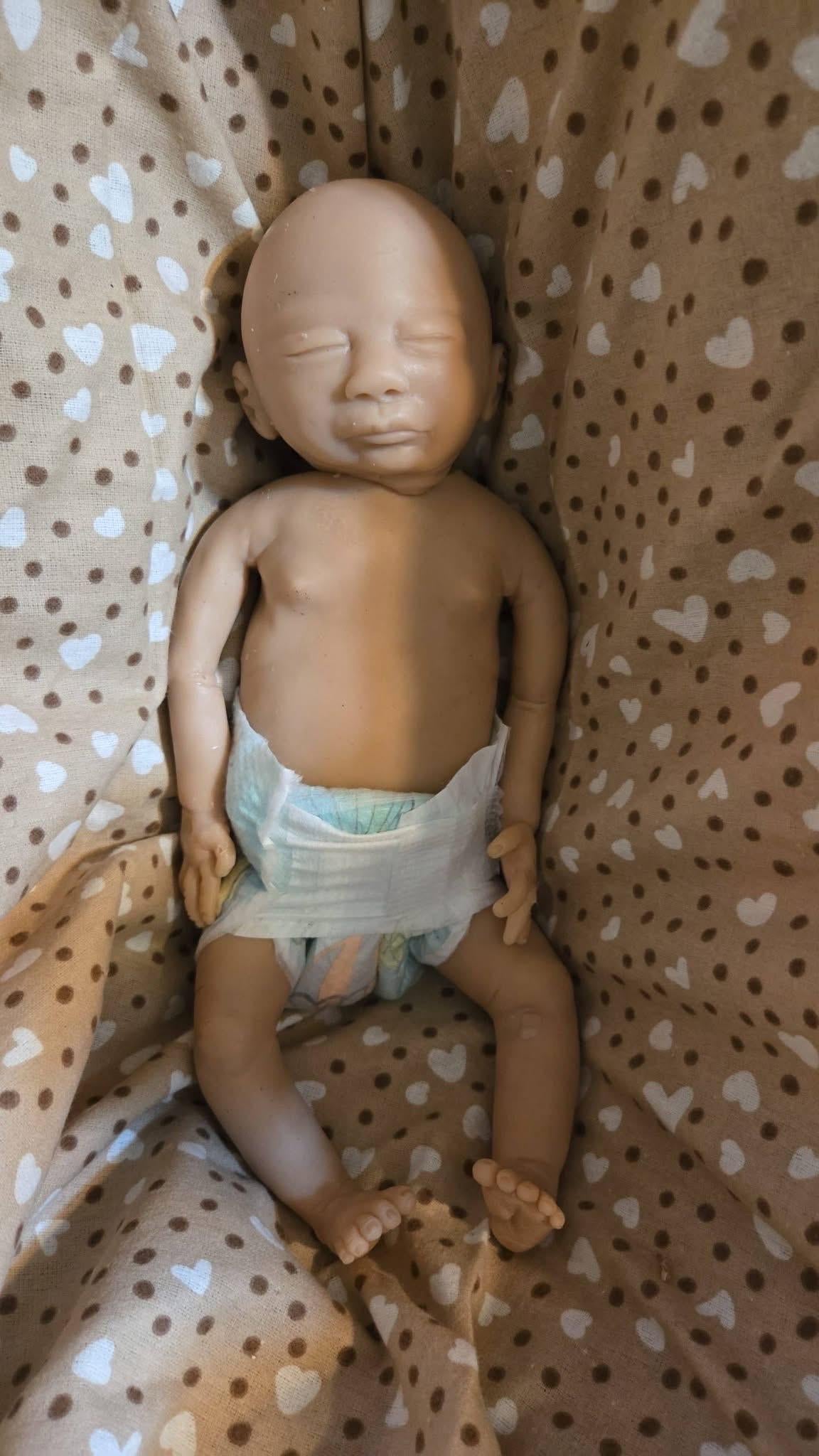 Full body silicone art doll 14 inch preemie