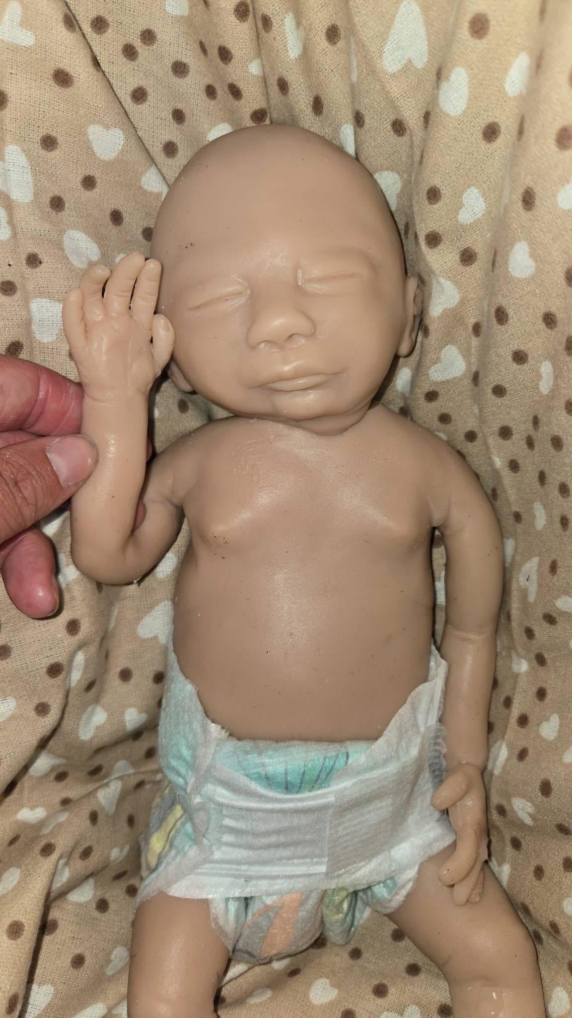 Full body silicone art doll 14 inch preemie