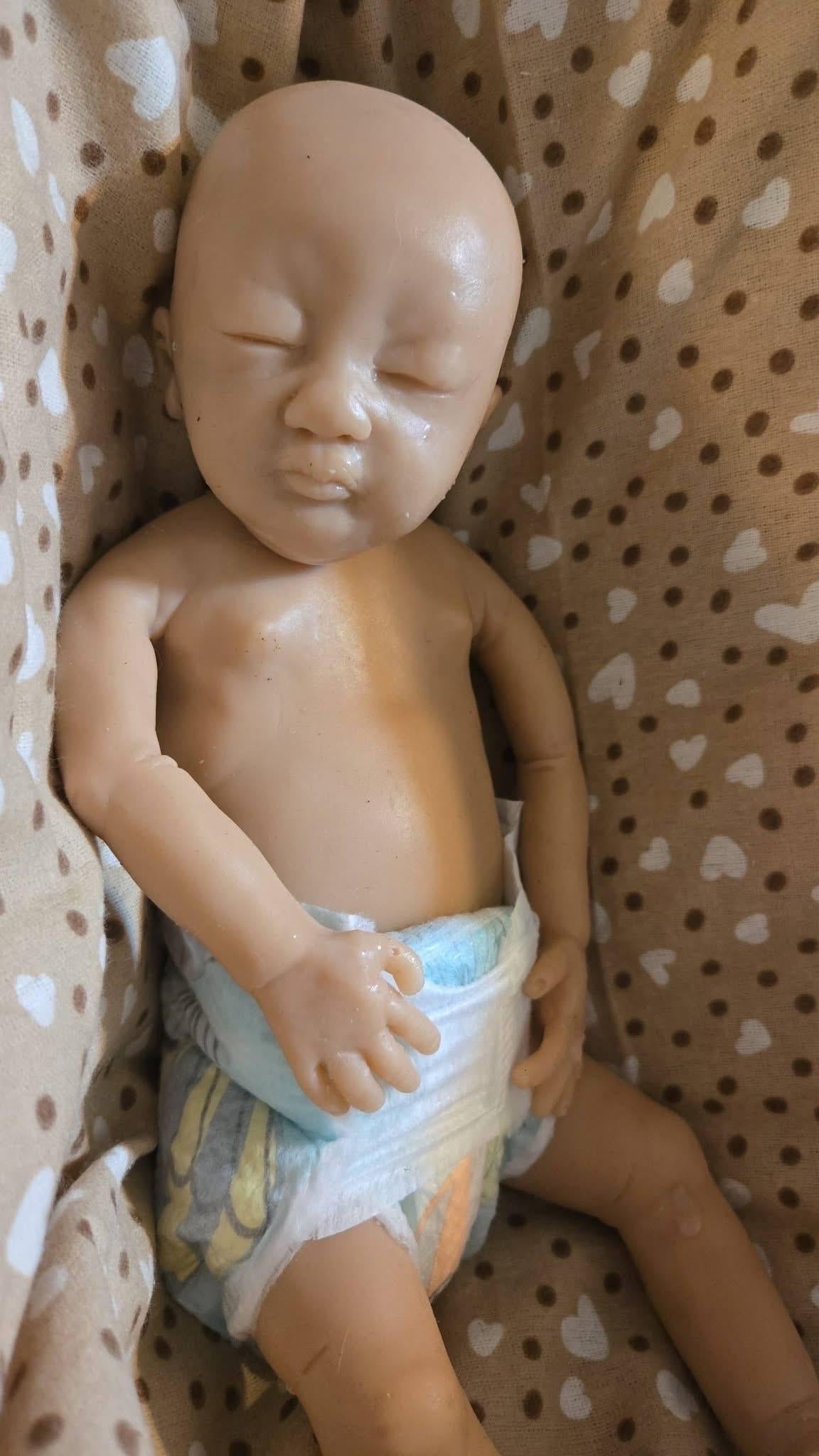 Full body silicone art doll 14 inch preemie