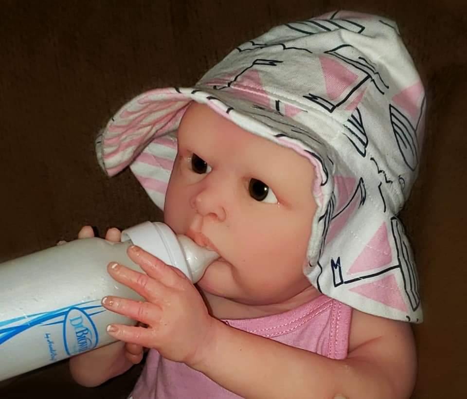 24" Full Body Silicone art doll Boy or girl 6 month old size toddler