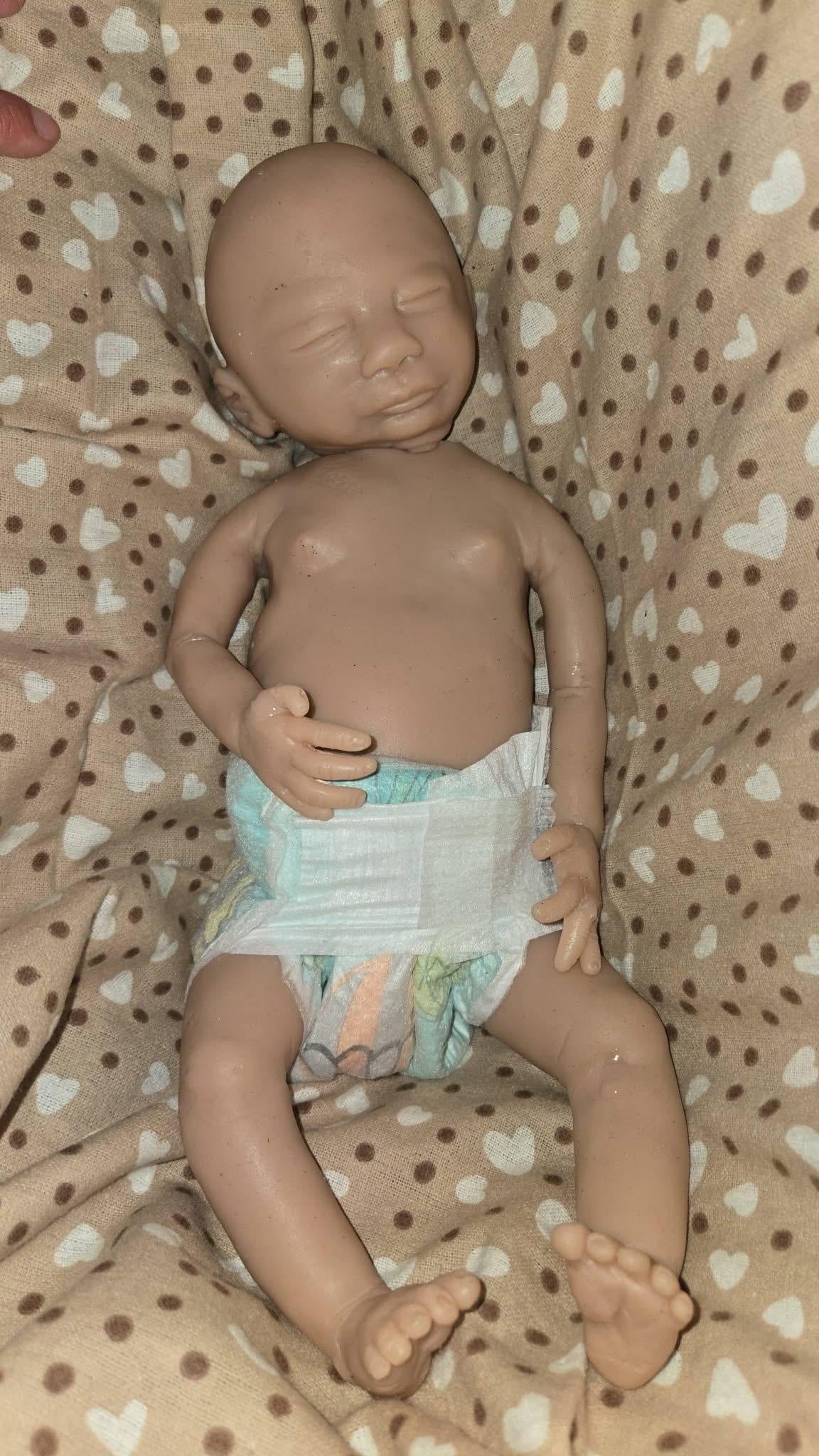 Full body silicone art doll 14 inch preemie