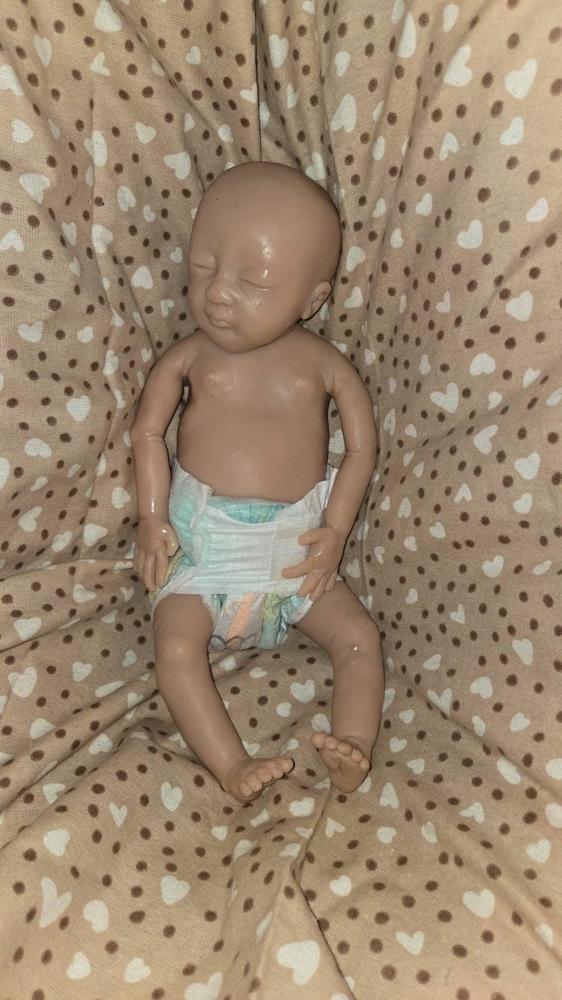 Full body silicone art doll 14 inch preemie