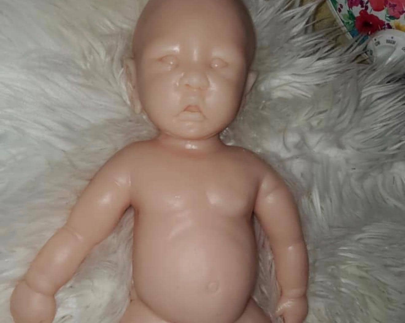 Silicone art doll head or full body for 16" cuddle body su Chinese
