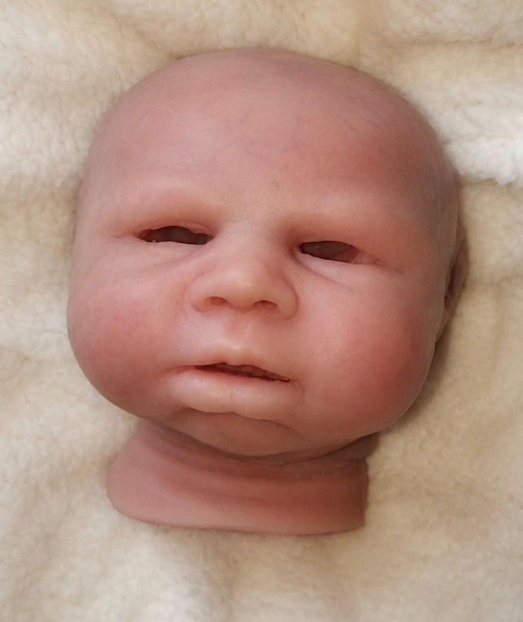 silicone art doll HEAD limbs or full body 19 newborn