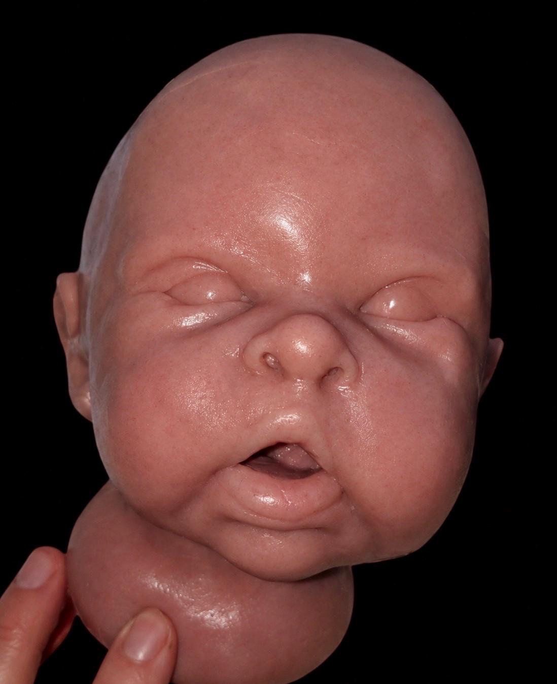 silicone art doll HEAD limbs or full body 18 newborn partial